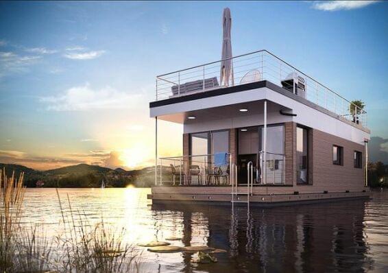 houseboat k pronájmu u rezortu Marina Labe, zdroj Instagram Marina Labe